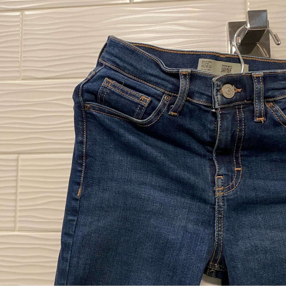 TOPSHOP WOMEN JEANS JAIME SIZE 24, SKINNY FIT